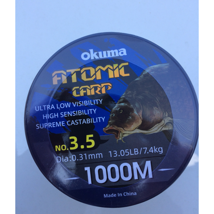 OKUMA ATOMIC CARP NAJLON 0,285MM/1000M