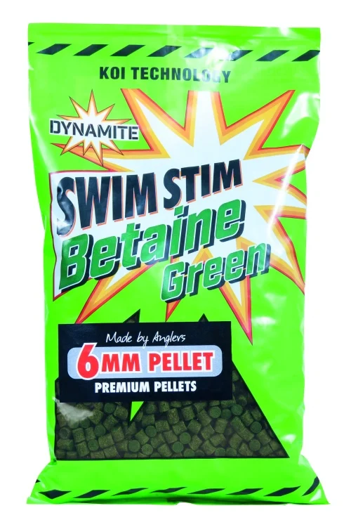 DYNAMITE BAITS BETAINE GREEN PELLETS 6MM/900GR.