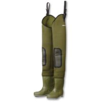 DAM FIGHTER PRO PLUS NEOPREN HIP WADERS CLEATED SOLE