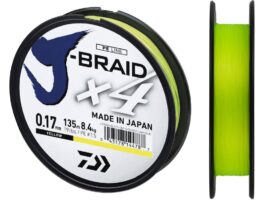 DAIWA J-BRAID X4 135M-YELLOW