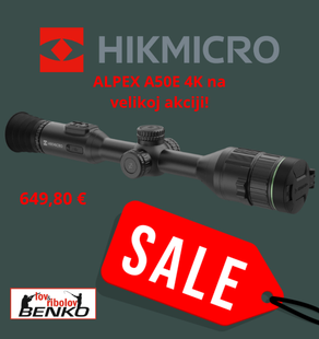HIKMICRO ALPEX A50E 4K na velikoj akciji!
