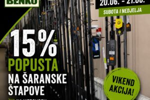 15% POPUSTA NA ŠARANSKE ŠTAPOVE