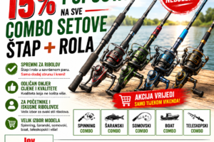 15% POPUSTA na sve COMBO SETOVE ŠTAP + ROLA
