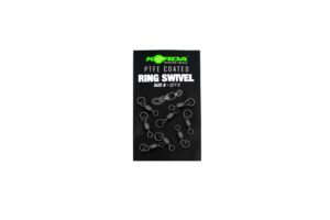 Korda PTFE Ring Swivel – Vrtilica s prstenom za šaranske montaže