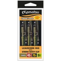 KAMATSU LEADCORE RIG STRONG SAFETY CLIP – Leadcore sistem 75cm 45lbs